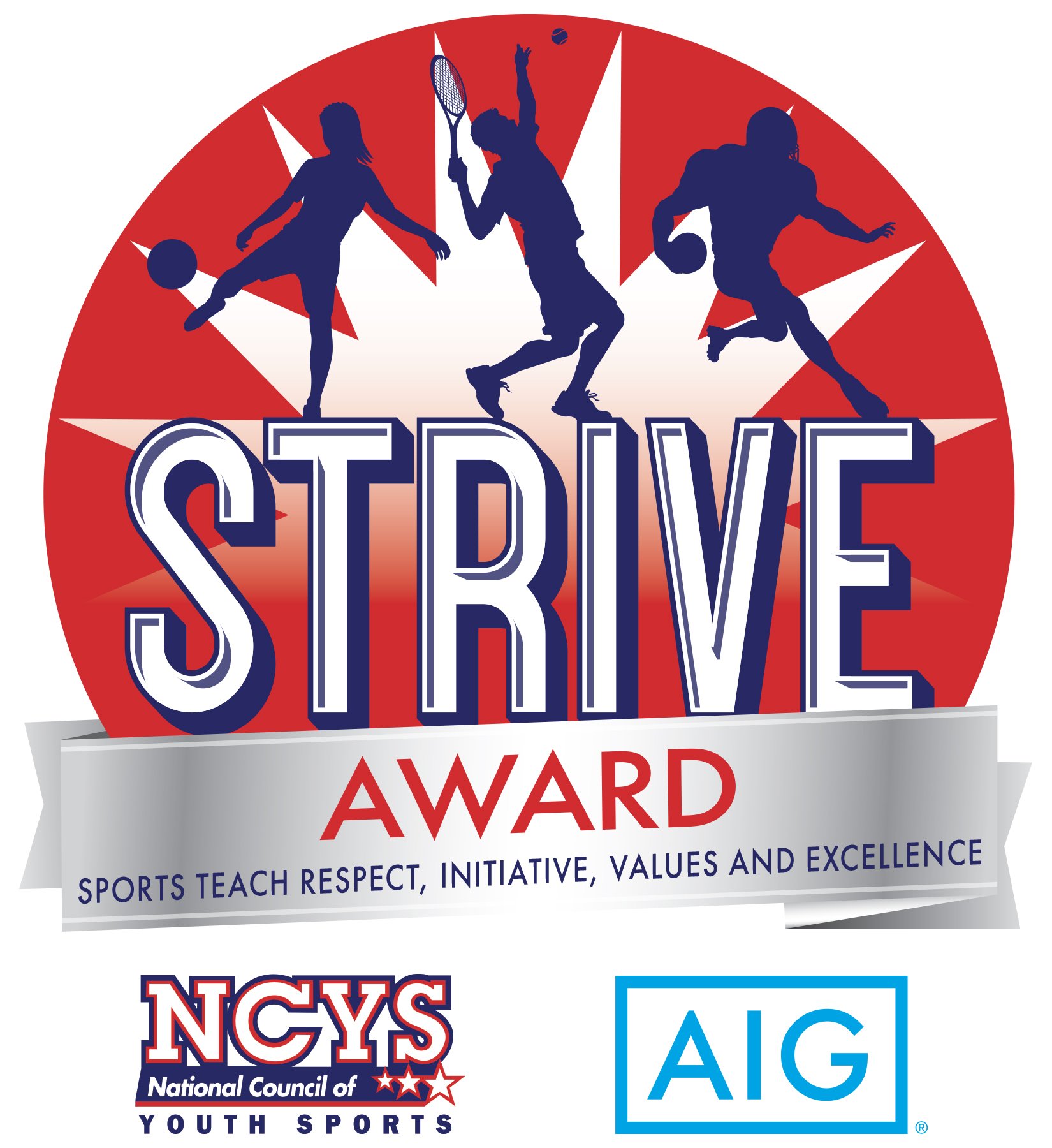 AIG & NCYS - Presenters of the STRIVE Award NCYS and AIG present the STRIVE...